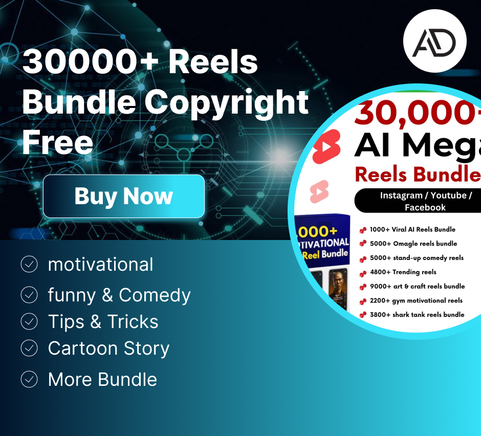 30000+ copy right free Reels| adnwebtech